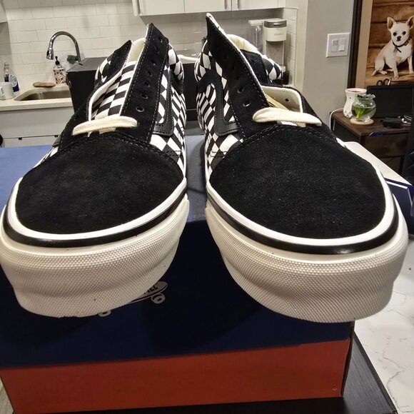 VANS LX Old Skool Men's Checkerboard VN000D56BZW Size 13 Shoes Sneakers NEW - Picture 5 of 16